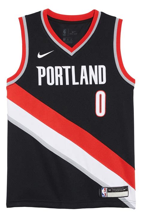 damian lillard basketball jersey